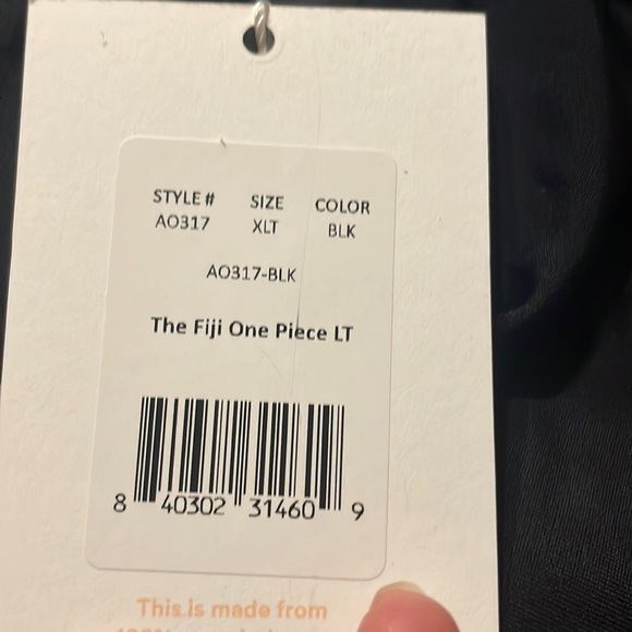 Andie Swim The Fiji One Piece LT Swimsuit Black size XL Tall NWT - Picture 5 of 7